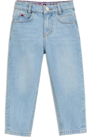 HUGO BOSS Jeans per bambini con fit morbido in denim blu