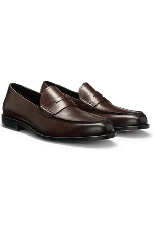 HUGO BOSS Mocassini penny in pelle liscia