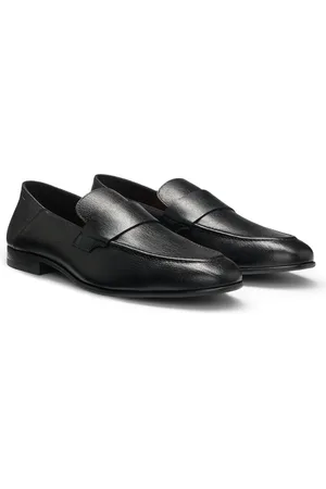 HUGO BOSS Mocassini penny in pelle martellata