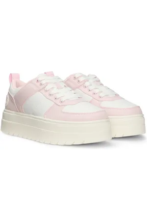 HUGO BOSS Sneakers con plateau, blocchi di colore e logo di tendenza