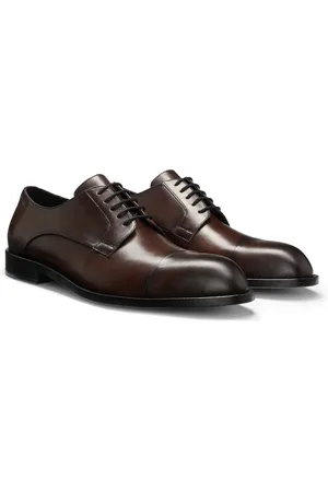 HUGO BOSS Scarpe Derby in pelle con mascherina