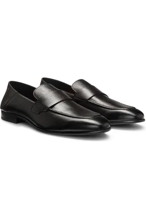 HUGO BOSS Mocassini penny in pelle martellata