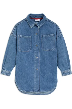 HUGO BOSS Camicia per bambini in denim dal taglio morbido