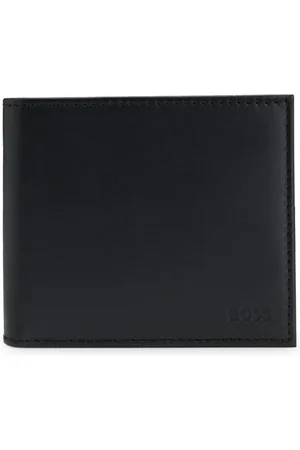 HUGO BOSS Portafoglio in pelle con scritta del logo
