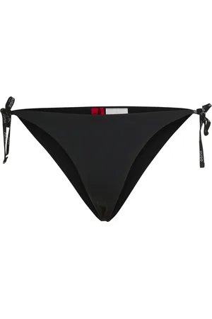 HUGO BOSS Slip per bikini con lacci con logo a contrasto