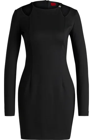 HUGO BOSS Minivestito aderente con dettagli cut-out