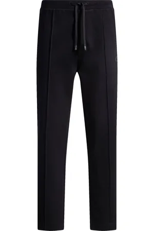 HUGO BOSS Pantaloni della tuta in misto cotone con monogramma Double B