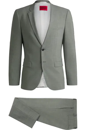 HUGO BOSS Abito extra slim fit in misto lana mélange