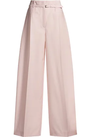 HUGO BOSS Pantaloni relaxed fit in lana vergine