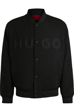 HUGO BOSS Bomber idrorepellente con logo gommato