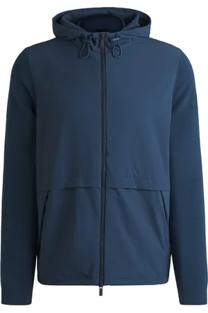 HUGO BOSS Giubbotto soft shell con dettagli in maglia