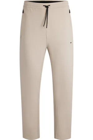 HUGO BOSS Pantaloni della tuta in misto cotone con tessuto elasticizzato