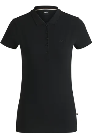HUGO BOSS Polo in piqué di cotone con logo