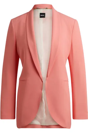 HUGO BOSS Giacca regular fit aperta sul davanti
