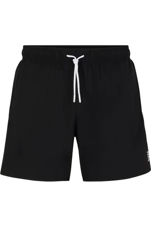 HUGO BOSS Boxer da mare con righe tipiche del marchio e logo