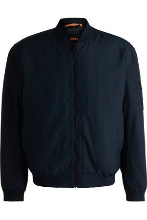 HUGO BOSS Bomber idrorepellente con targhetta con logo