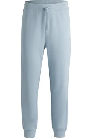 HUGO BOSS Pantaloni della tuta in terry di cotone con logo stampato