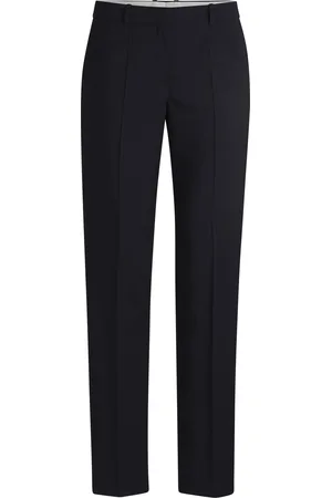 HUGO BOSS Pantaloni regular fit in lana vergine italiana