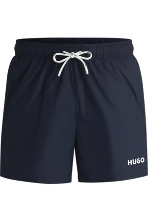 HUGO BOSS Boxer da mare con fodera interna integrale e logo a contrasto