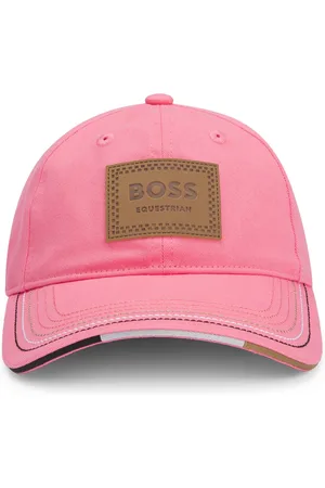 HUGO BOSS Cappellino da equitazione con toppa con logo di ispirazione rétro