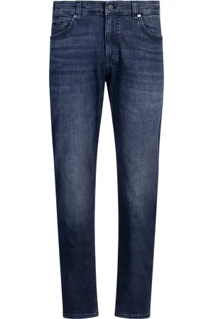 HUGO BOSS Jeans Maine regular fit in denim blu termoregolante