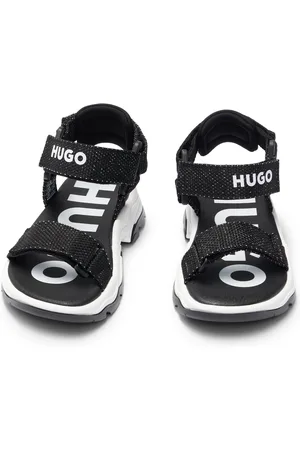 HUGO BOSS Sandali per bambini bicolore con cinturino brandizzato