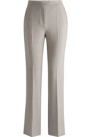 HUGO BOSS Pantaloni a vita alta con gamba svasata