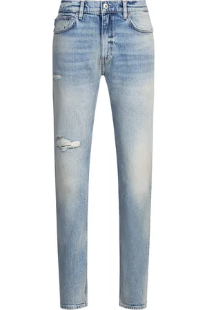 HUGO BOSS Jeans slim fit in denim elasticizzato blu sfumato