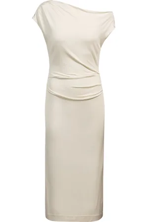 HUGO BOSS Vestito in jersey elasticizzato con scollatura Bardot