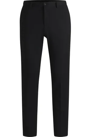 HUGO BOSS Pantaloni slim fit in tessuto elasticizzato lavabile