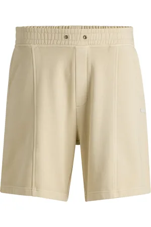 HUGO BOSS Bermuda in terry di cotone con occhielli vintage