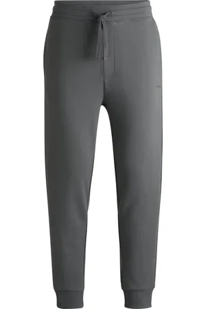 HUGO BOSS Pantaloni della tuta in terry di cotone con logo stampato