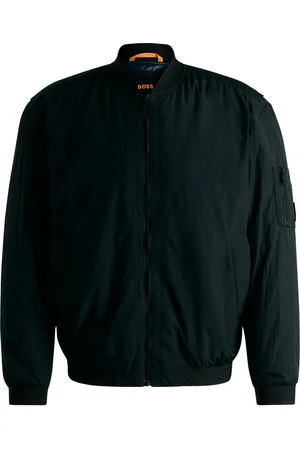 HUGO BOSS Bomber idrorepellente con targhetta con logo