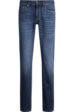 HUGO BOSS Jeans Delaware slim fit in comodo denim elasticizzato blu