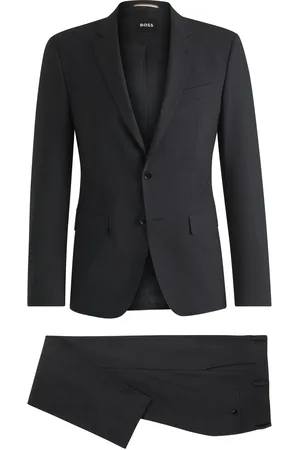 HUGO BOSS Abito slim fit in lana vergine elasticizzata
