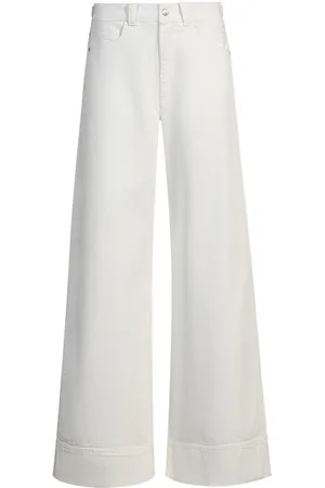 HUGO BOSS Pantaloni relaxed fit in twill di cotone