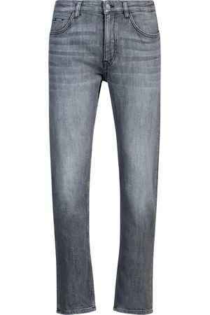 HUGO BOSS Jeans slim fit Delaware in denim elasticizzato tinto