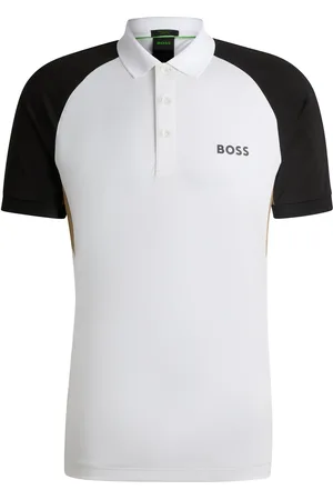 HUGO BOSS Polo Paddy sportiva a blocchi di colore con inserti in mesh