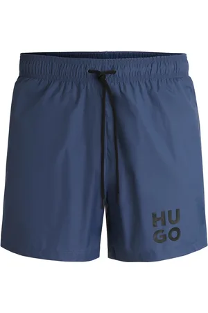 HUGO BOSS Boxer da mare con fodera interna integrale e logo scomposto