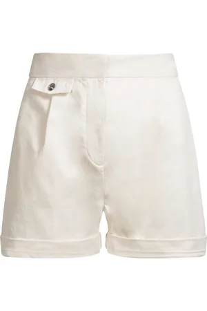 HUGO BOSS Shorts dalla linea svasata in cotone elasticizzato manopesca