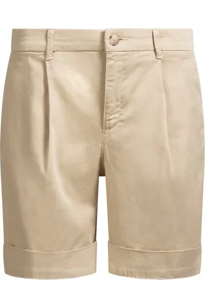 HUGO BOSS Shorts relaxed fit a vita alta n cotone elasticizzato