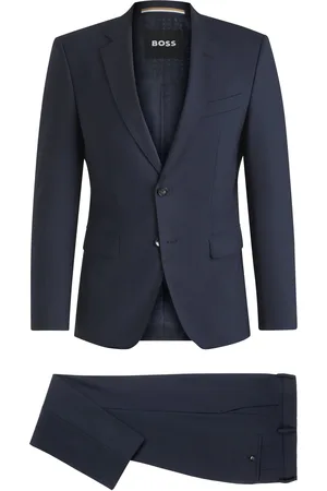 HUGO BOSS Abito slim fit in lana vergine elasticizzata