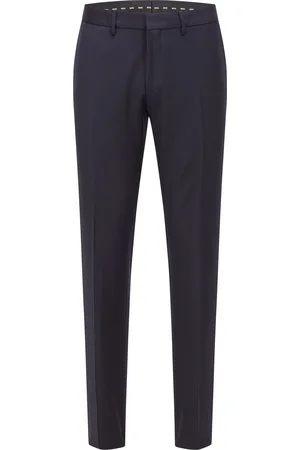 HUGO BOSS Pantaloni extra slim fit in serge di lana vergine