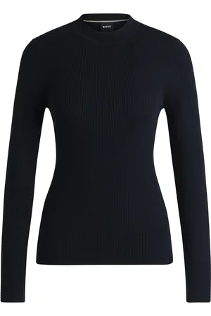 HUGO BOSS Maglione con lavorazione a coste