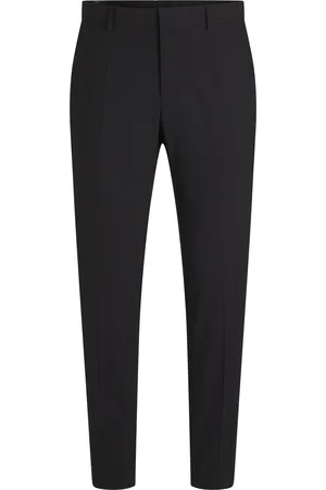 HUGO BOSS Pantaloni slim fit in lana vergine elasticizzata