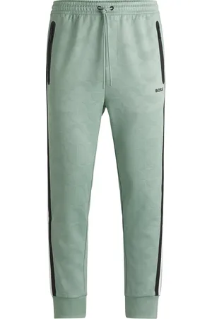 HUGO BOSS Pantaloni della tuta relaxed fit con cerchi jacquard