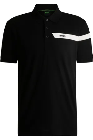 HUGO BOSS Polo Paddy sportiva in piqué di misto cotone