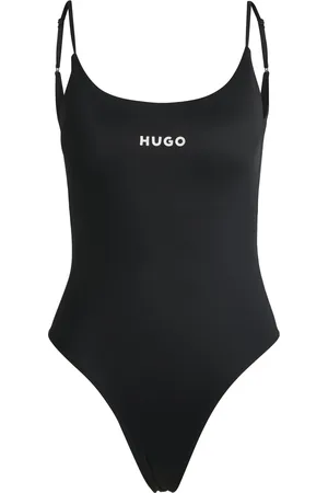 HUGO BOSS Costume da bagno con logo stampato e imbottiture rimovibili
