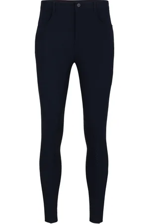 HUGO BOSS Pantaloni da equitazione con grip al ginocchio