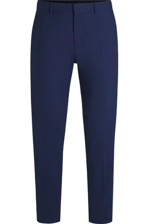 HUGO BOSS Pantaloni slim fit in lana vergine elasticizzata